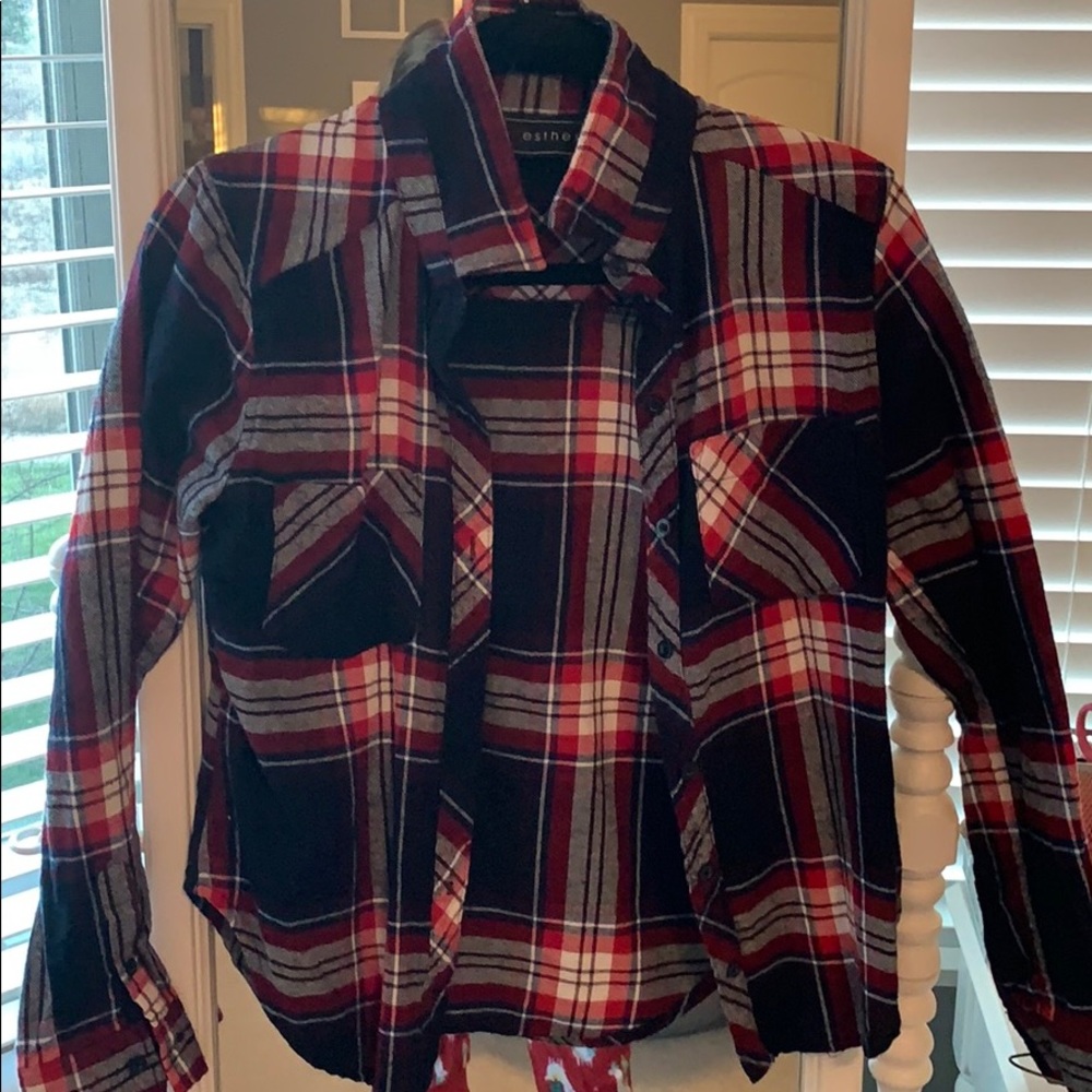 Red, White, and Blue Flannel